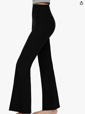 Yogalicious Lux Girlfriend Front Slit 7/8 Flare Leggings